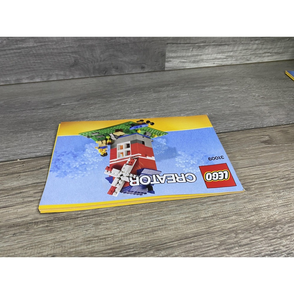 LEGO Creator 31009 Small Cottage Instruction Manual Booklet 2013 Windmill 3in1 - Picture 8 of 8